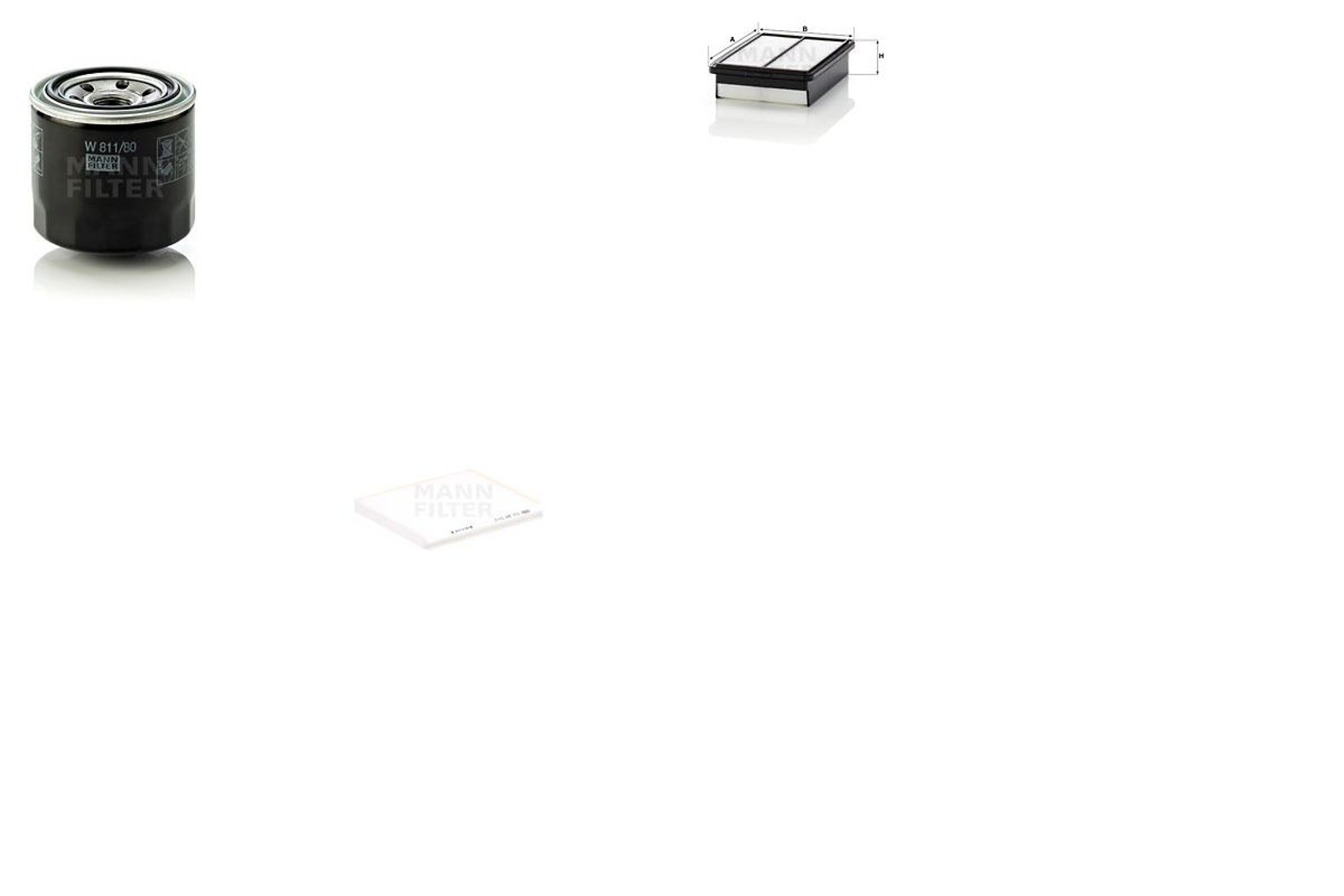 Bild 1 - MANN-FILTER W 811/80 + C 24 054 + CU 24 013