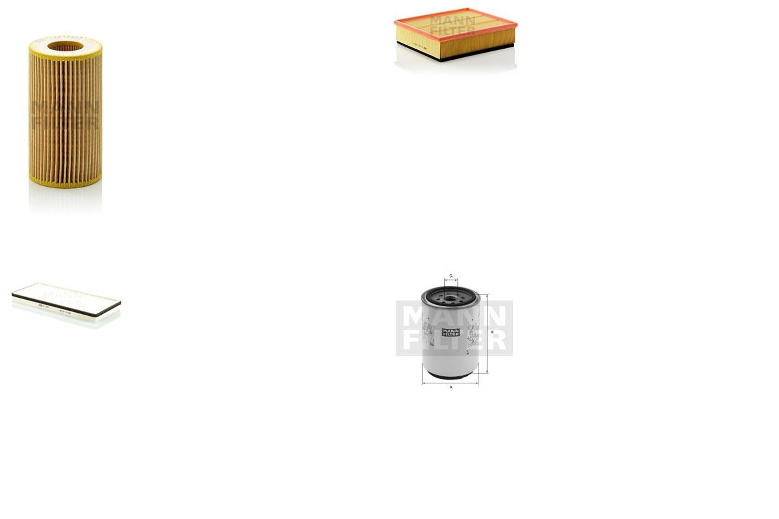 Bild 1 - MANN-FILTER HU 718/1 k + C 32 338/1 + CU 3858 + WK 933 x