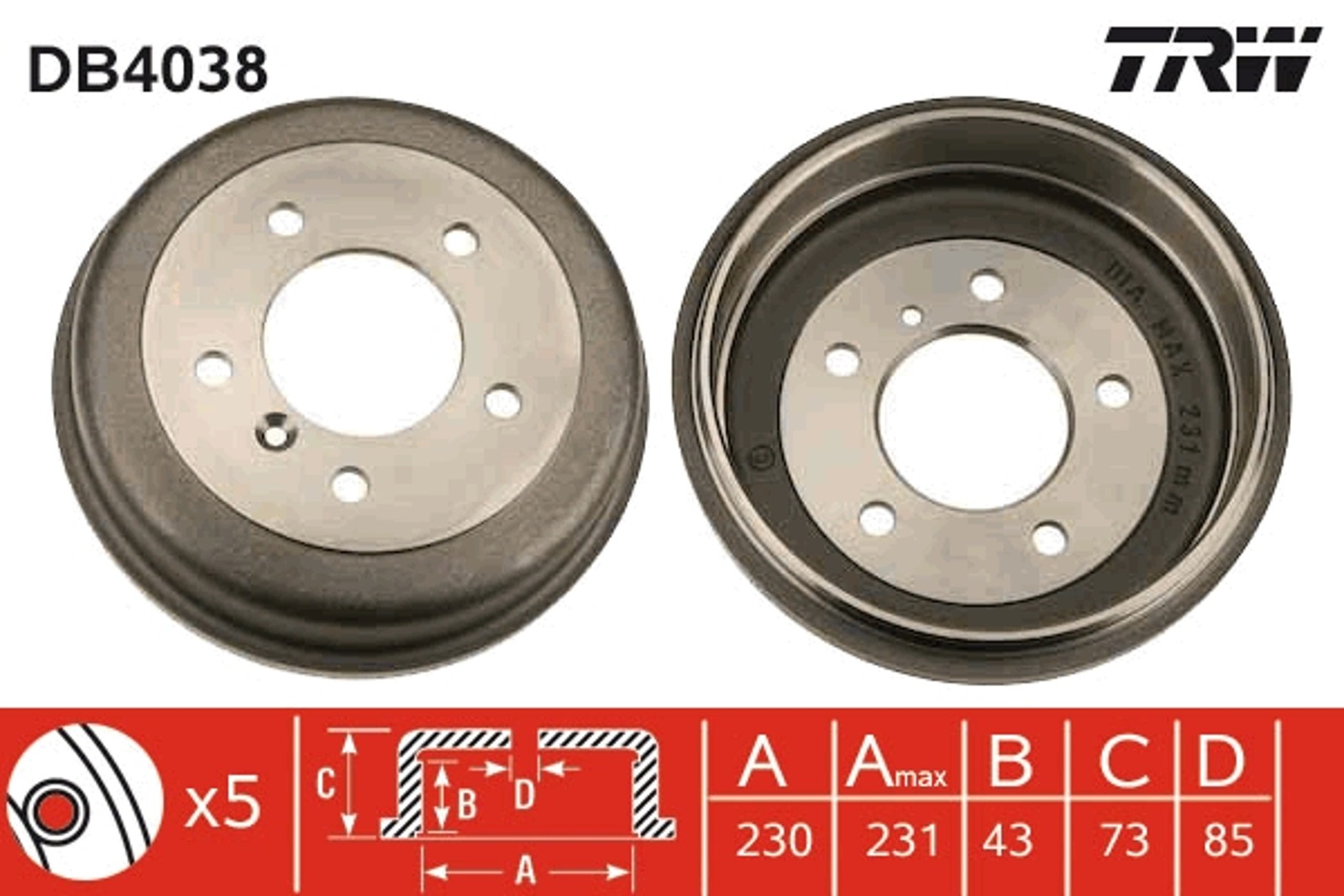 Bild 1 - TRW DB4038