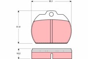 Produktbild von Bremsbelagsatz, Scheibenbremse