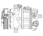 Produktbild von Kompressor, Klimaanlage Mahle New