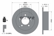 Produktbild von Bremsscheibe PRO