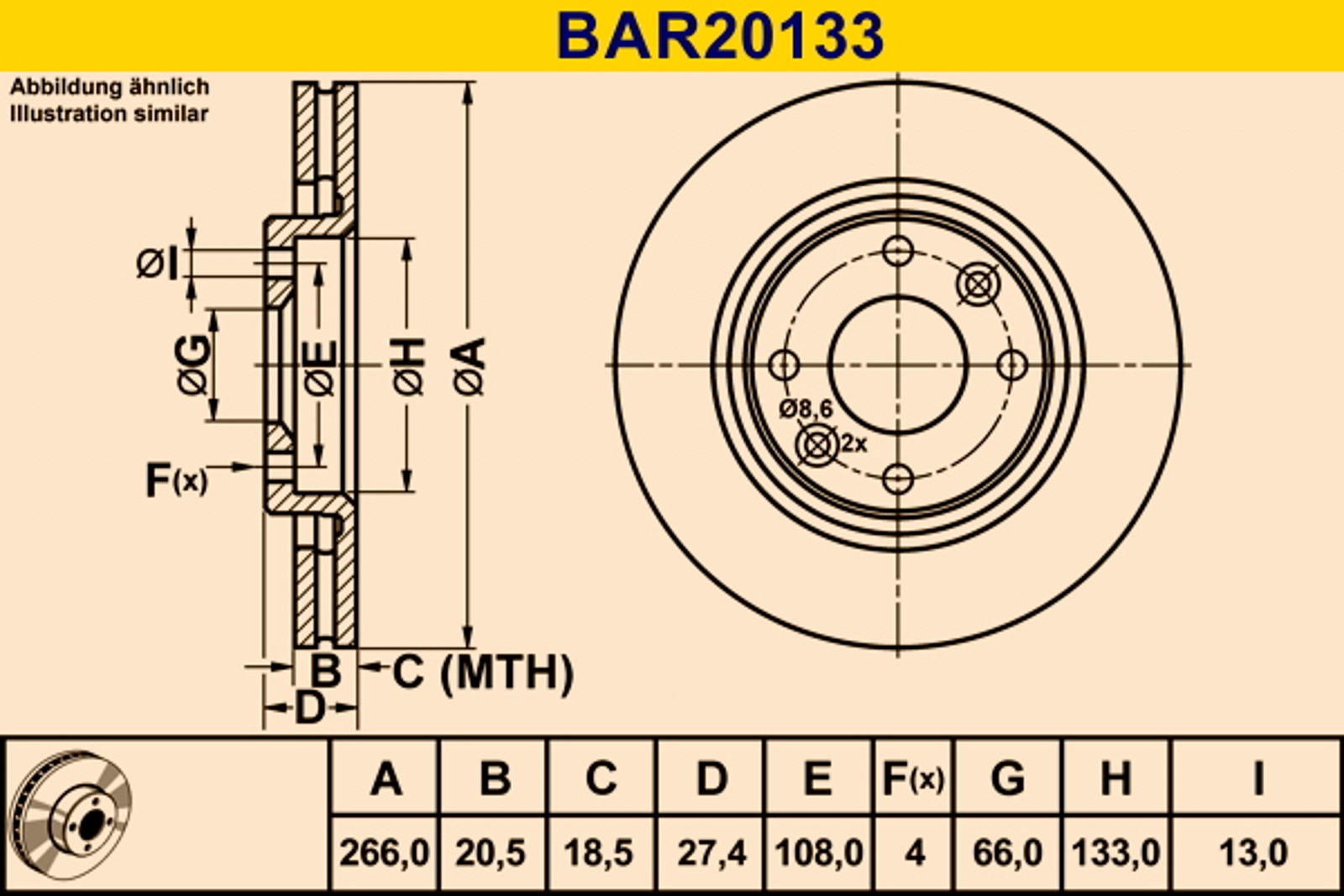 Bild 1 - BARUM BAR20133