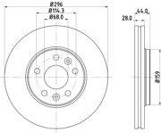 Vorschau 4 - HELLA PAGID 8DD 355 122-601 + 8DB 355 021-891