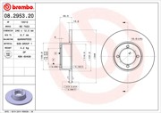 Vorschau 1 - BREMBO 08.2953.20 + P 59 005