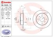 Vorschau 1 - BREMBO 08.5443.11 + P 56 029