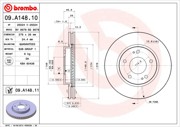 Vorschau 1 - BREMBO 09.A148.11 + P 54 030