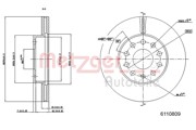 Produktbild von Bremsscheibe GREENPARTS